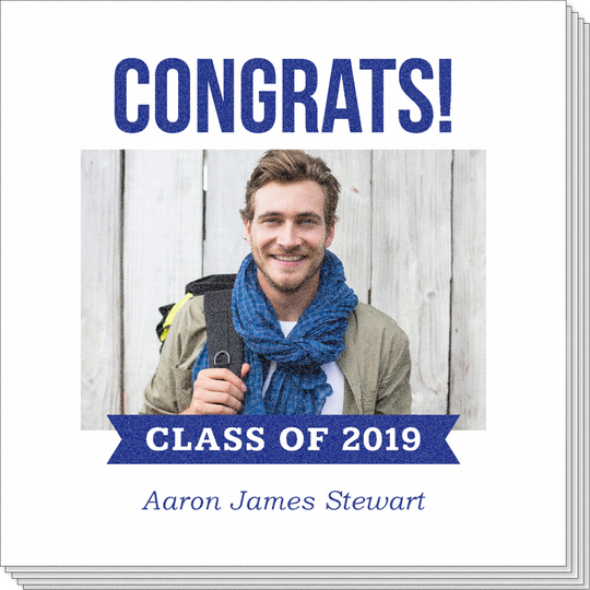 Class of Banner Photo Napkins